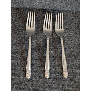 Vintage Holmes & Edwards Danish Princess Pattern Inlaid IS Three Forks